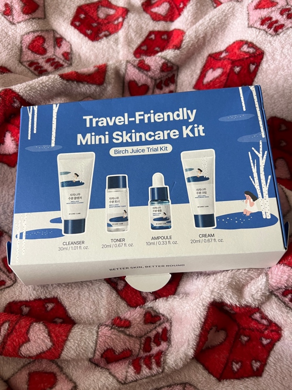 Travel-Friendly Mini Skincare Kit - Blue